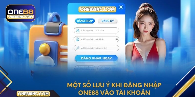 Một số lưu ý khi đăng nhập One88 vào tài khoản